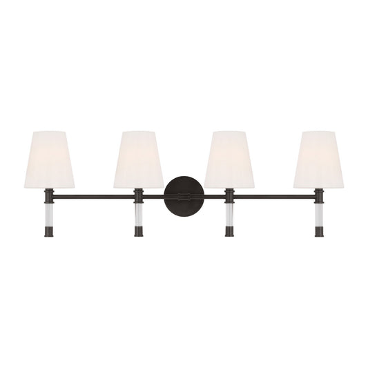Hanover Four Light Bath Vanity in Aged Iron