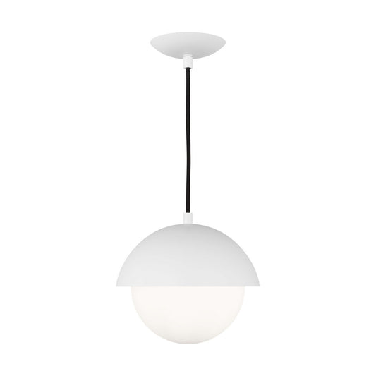 Hyde One Light Pendant in Matte White