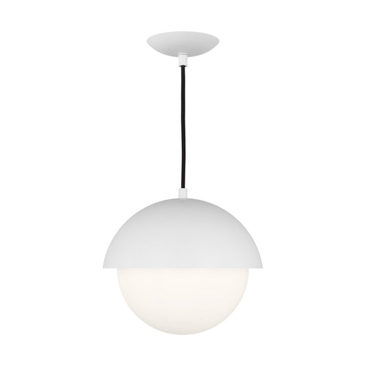 Hyde One Light Pendant in Matte White