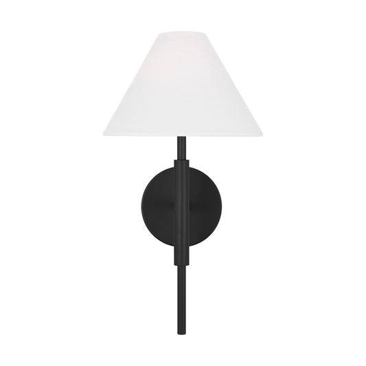 Porteau One Light Bath Vanity in Midnight Black