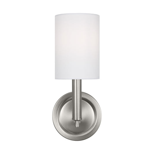 Egmont One Light Bath Vanity in Brushed Steel