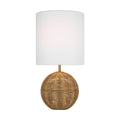 Mari One Light Table Lamp in Burnished Brass
