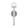 Nodes One Light Bath Vanity in Polished Nickel