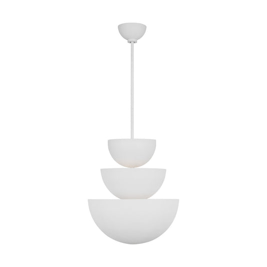 Beaunay Nine Light Chandelier in Cast Plaster