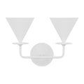 Cornet Two Light Wall Sconce in Cast Plaster