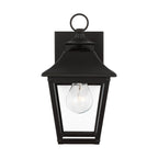 Galena One Light Outdoor Wall Sconce in Textured Black