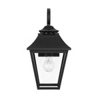 Galena One Light Outdoor Wall Sconce in Textured Black