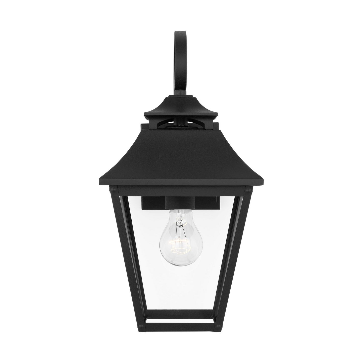 Galena One Light Outdoor Wall Sconce in Textured Black