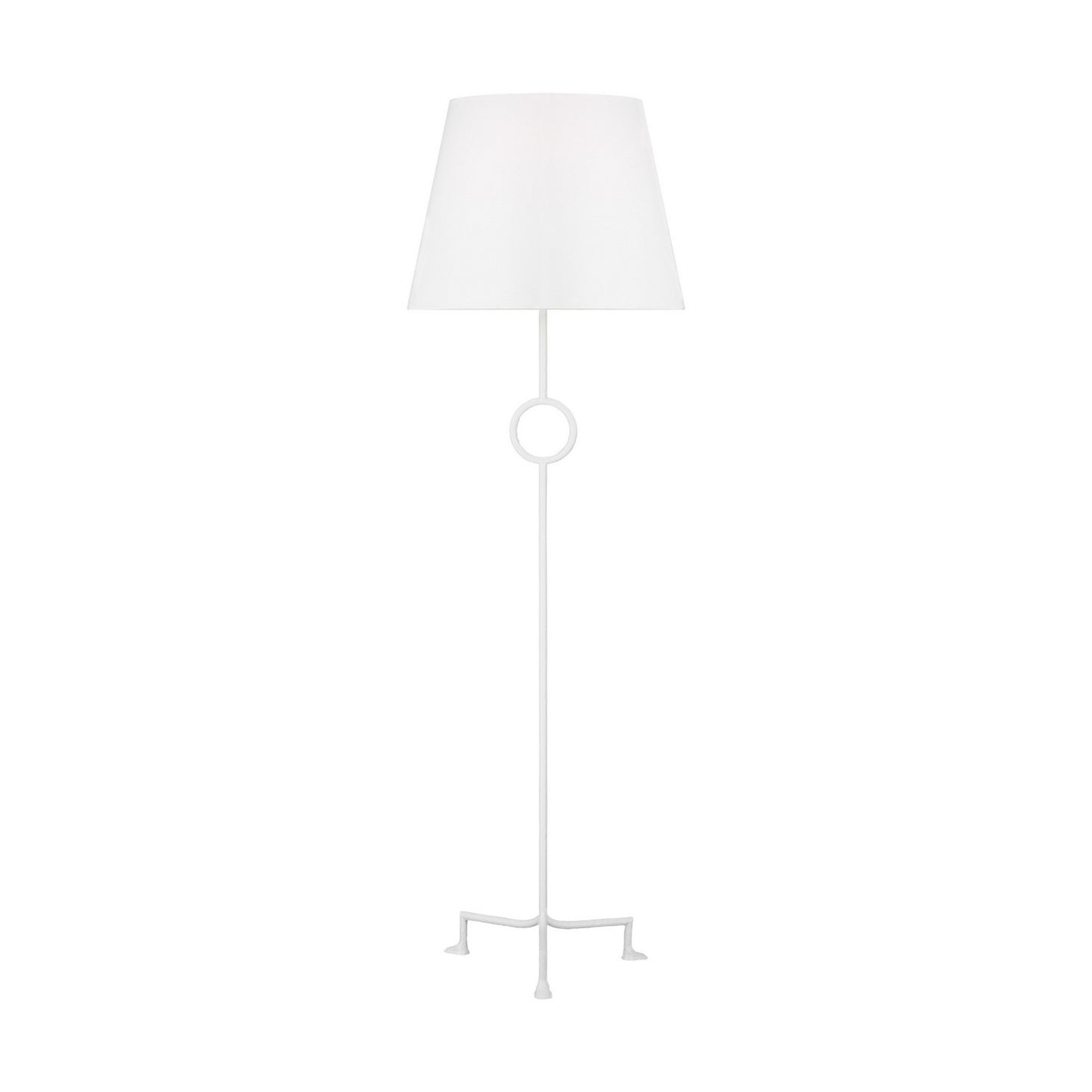 Montour One Light Floor Lamp in Matte White