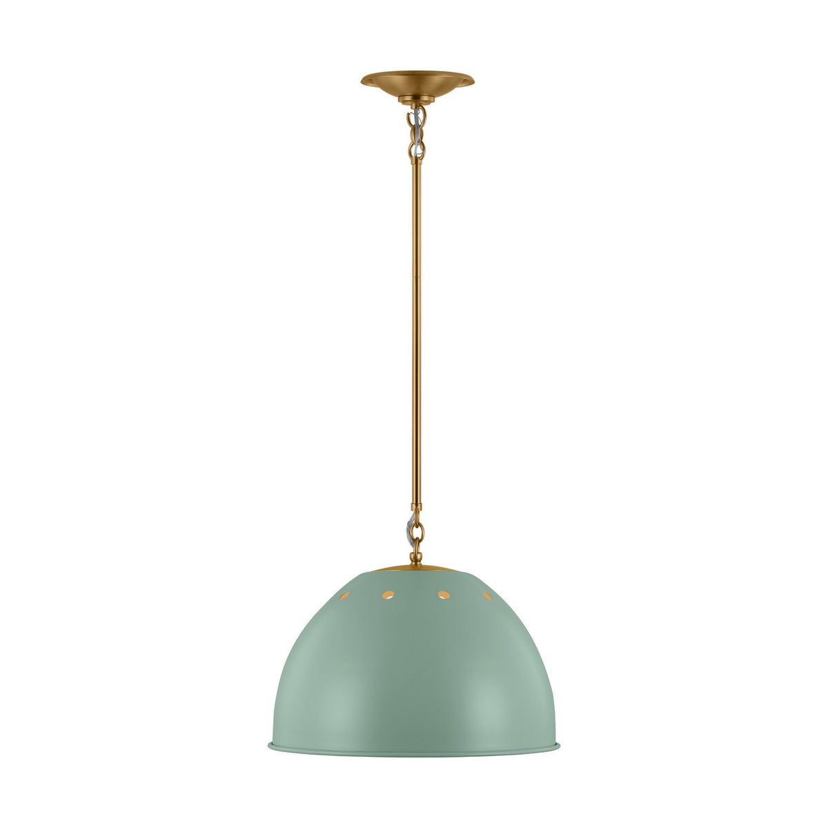 Robbie One Light Pendant in Eucalyptus