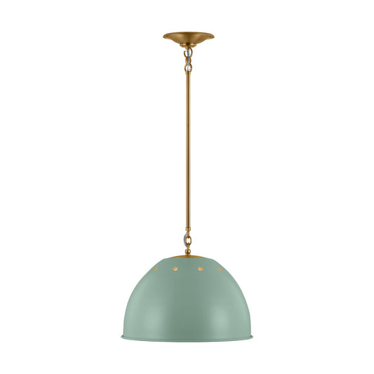 Robbie One Light Pendant in Eucalyptus