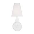 Ziba One Light Bath Vanity in Matte White