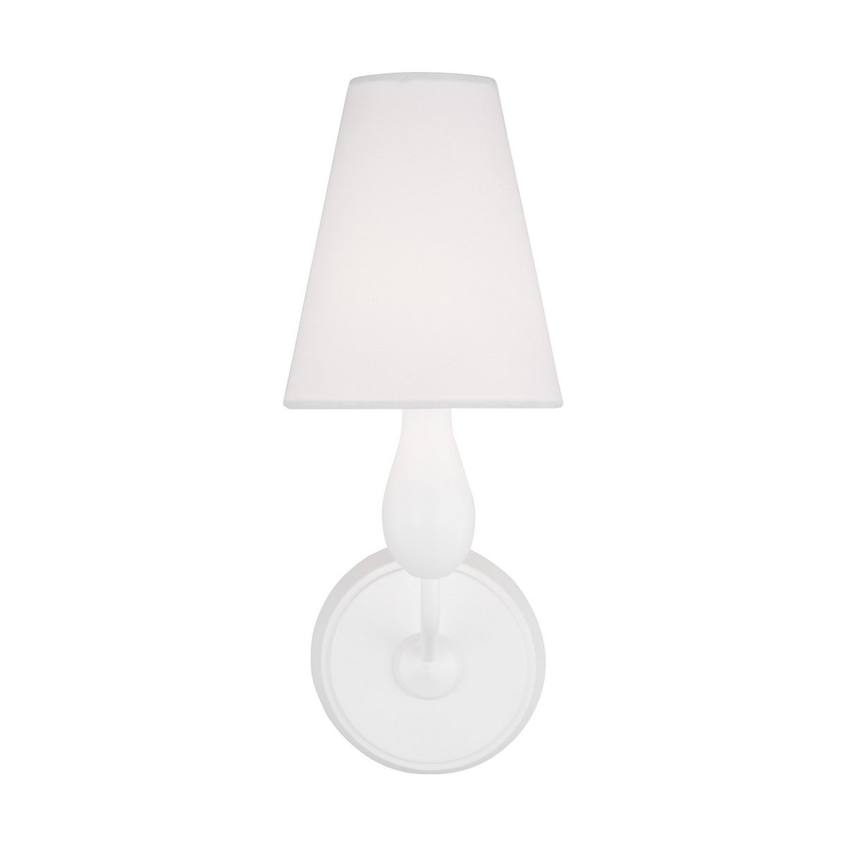 Ziba One Light Bath Vanity in Matte White