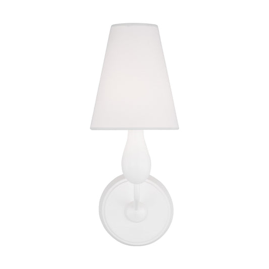 Ziba One Light Bath Vanity in Matte White