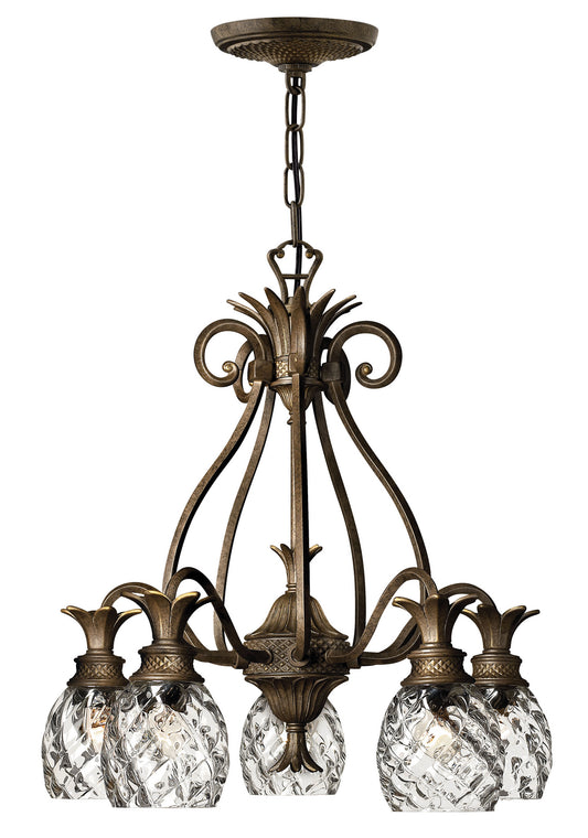 Plantation LED Chandelier in Pearl Bronze