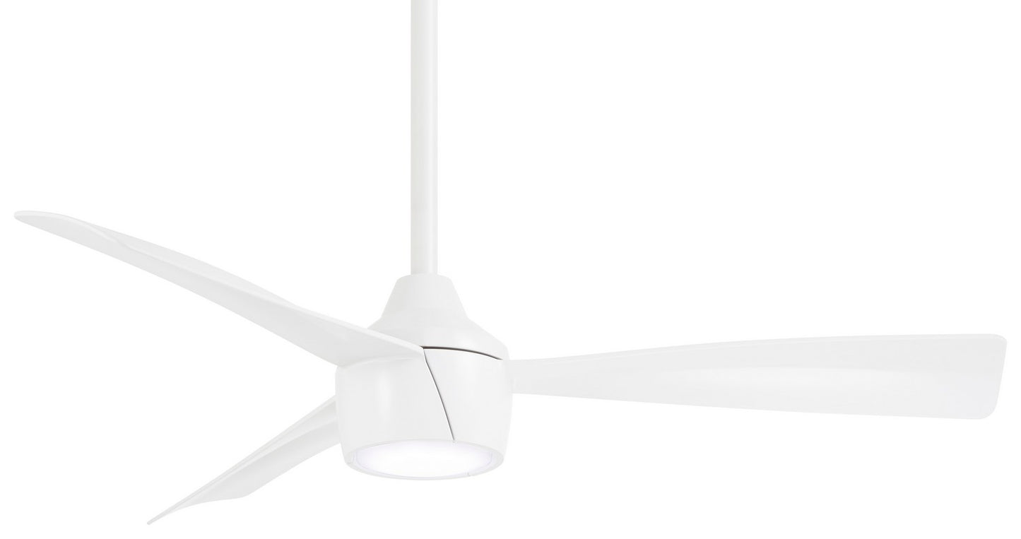 Skinnie 44" Ceiling Fan in Flat White