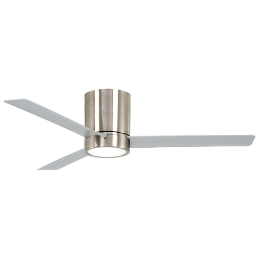 Roto Flush 52" Ceiling Fan in Brushed Nickel