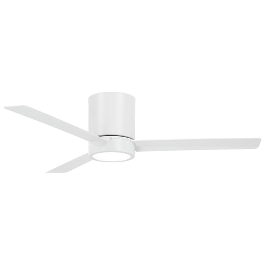 Roto Flush 52" Ceiling Fan in Flat White