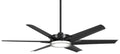 Deco 65" Ceiling Fan in Coal
