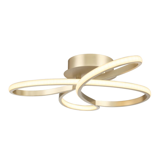 Astor by Robin Baron LED Flush Mount in Soft Gold