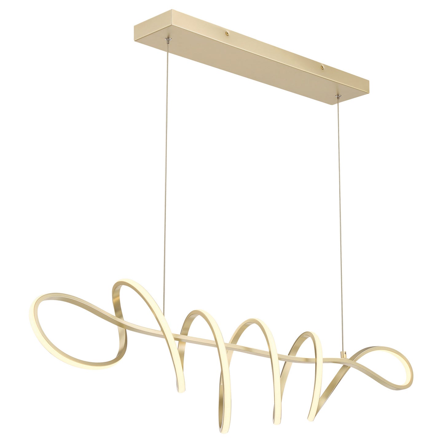 George Kovacs - P5439-697-L - LED Island Pendant - Astor by Robin Baron - Soft Gold