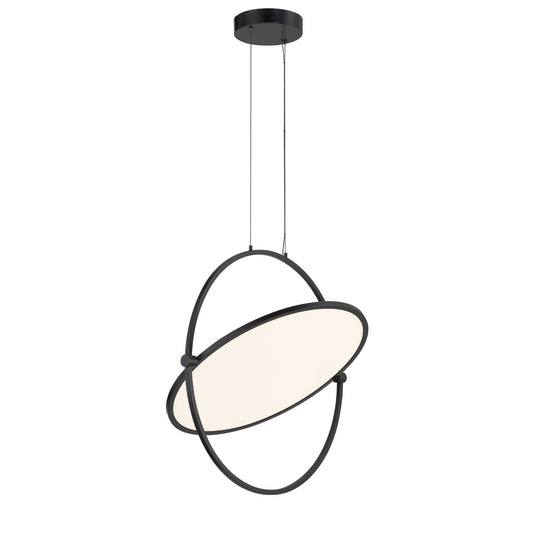 Studio 23 LED Pendant in Coal Black
