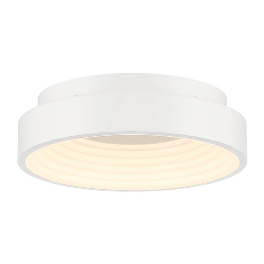 Conc LED Flush Mount in Matte White