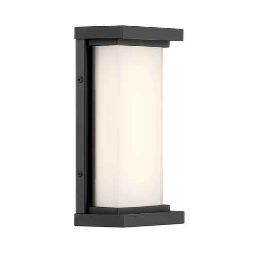 Caption LED Outdoor Wall Mount in Sand Coal Black