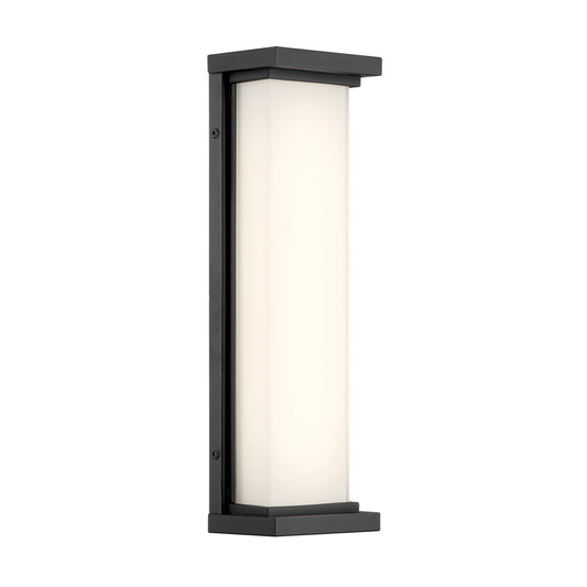 Caption LED Outdoor Wall Mount in Sand Coal Black