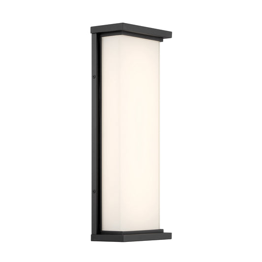 Caption LED Outdoor Wall Mount in Sand Coal Black