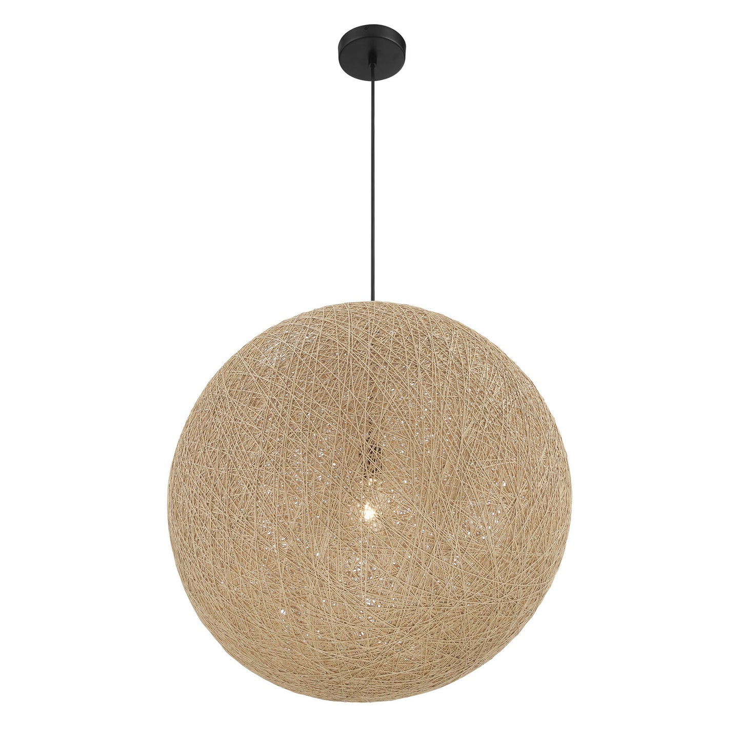 George Kovacs - P5571-66A - One Light Pendant - Entwined - Coal Black