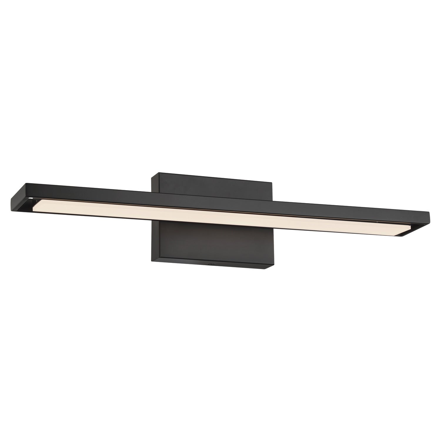 George Kovacs - P5581-66A-L - LED Bath Vanity - Parallel - Coal Black