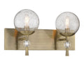 POPULUXE Two Light Bath Vanity in Oxidized Aged Brass