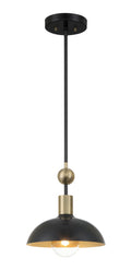BILOXI One Light Pendant in Coal