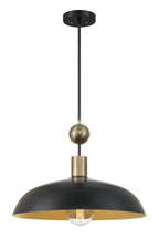 BILOXI One Light Pendant in Coal