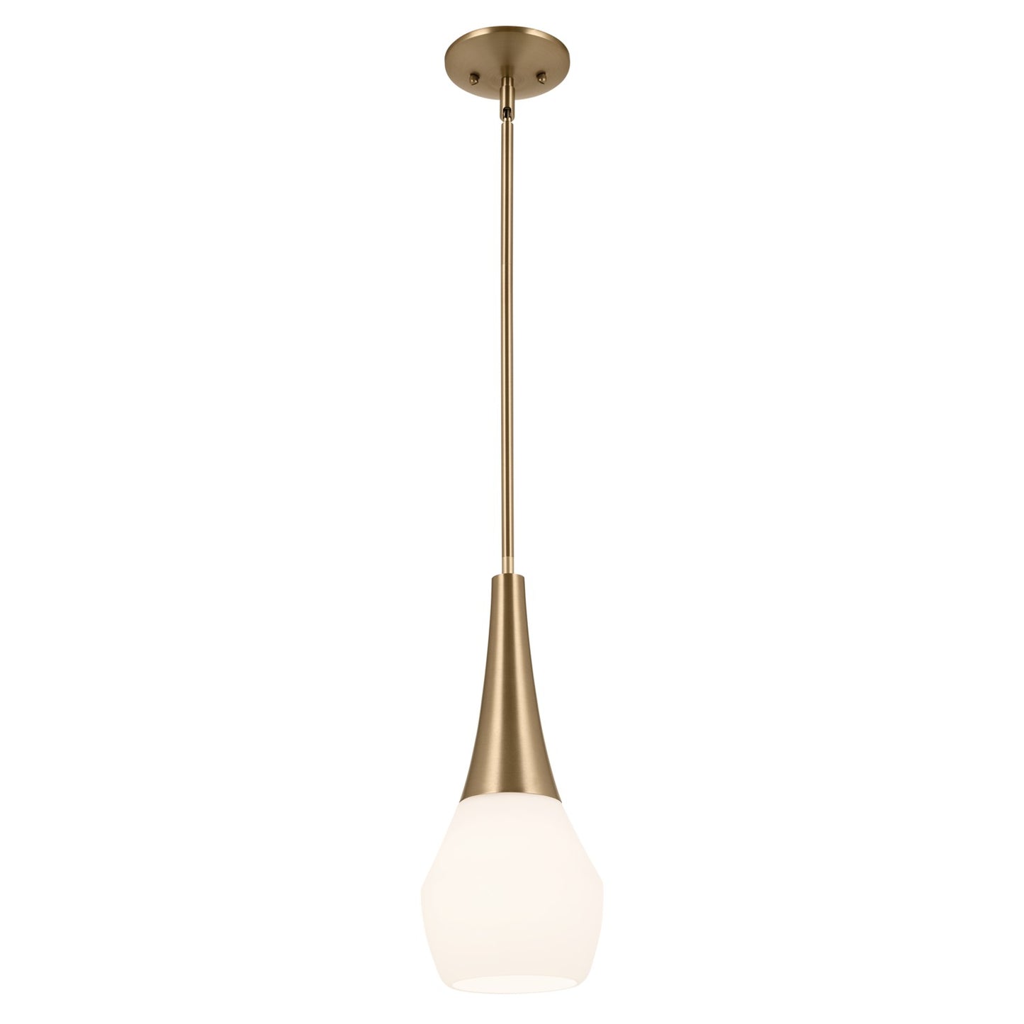 Deela One Light Pendant in Champagne Bronze