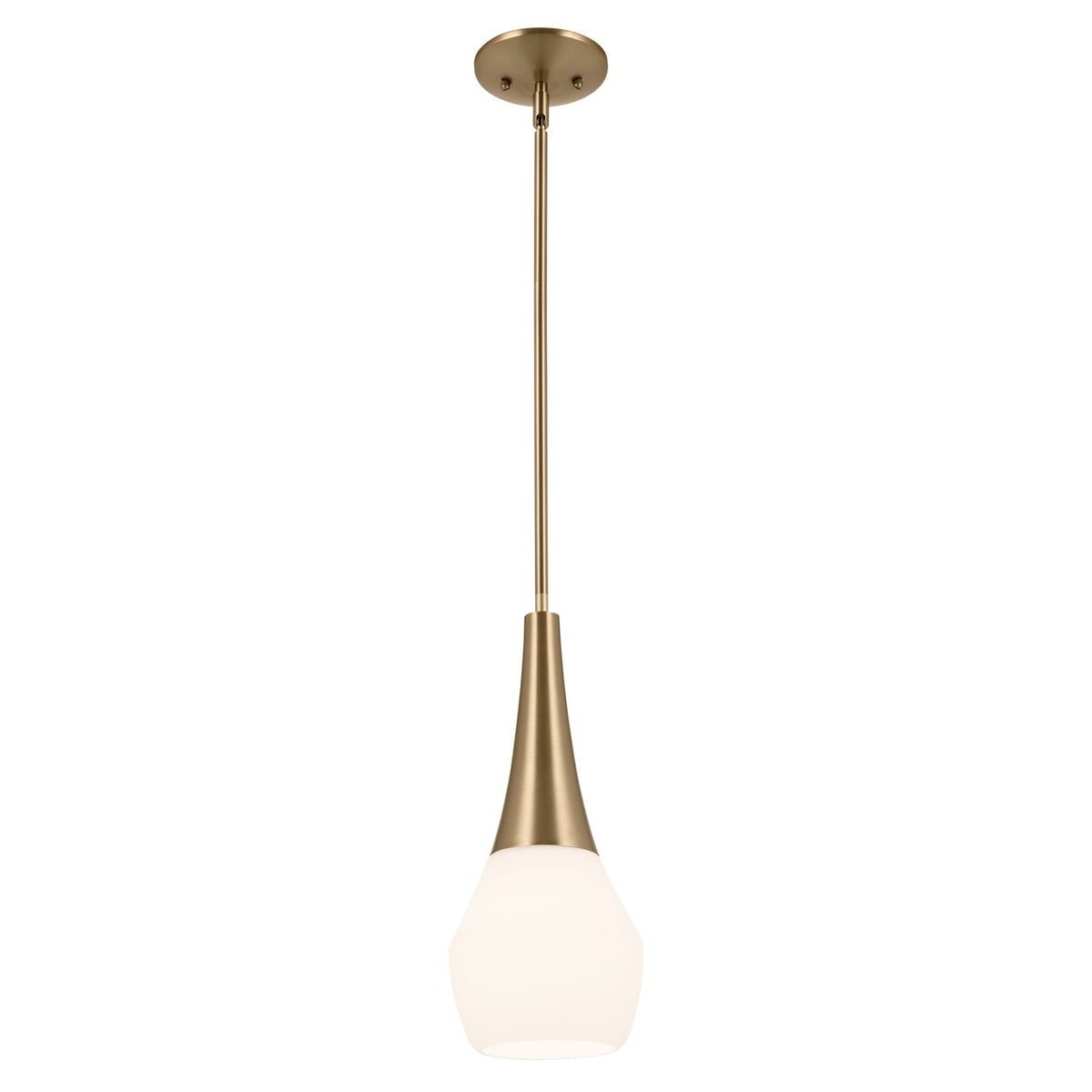 Deela One Light Pendant in Champagne Bronze