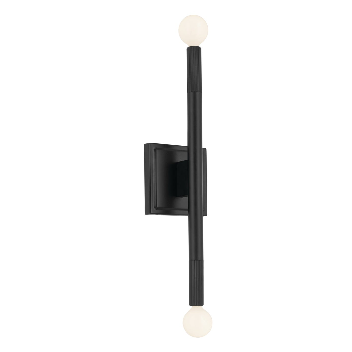 Odensa Two Light Wall Sconce in Black