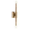 Odensa Two Light Wall Sconce in Champagne Bronze