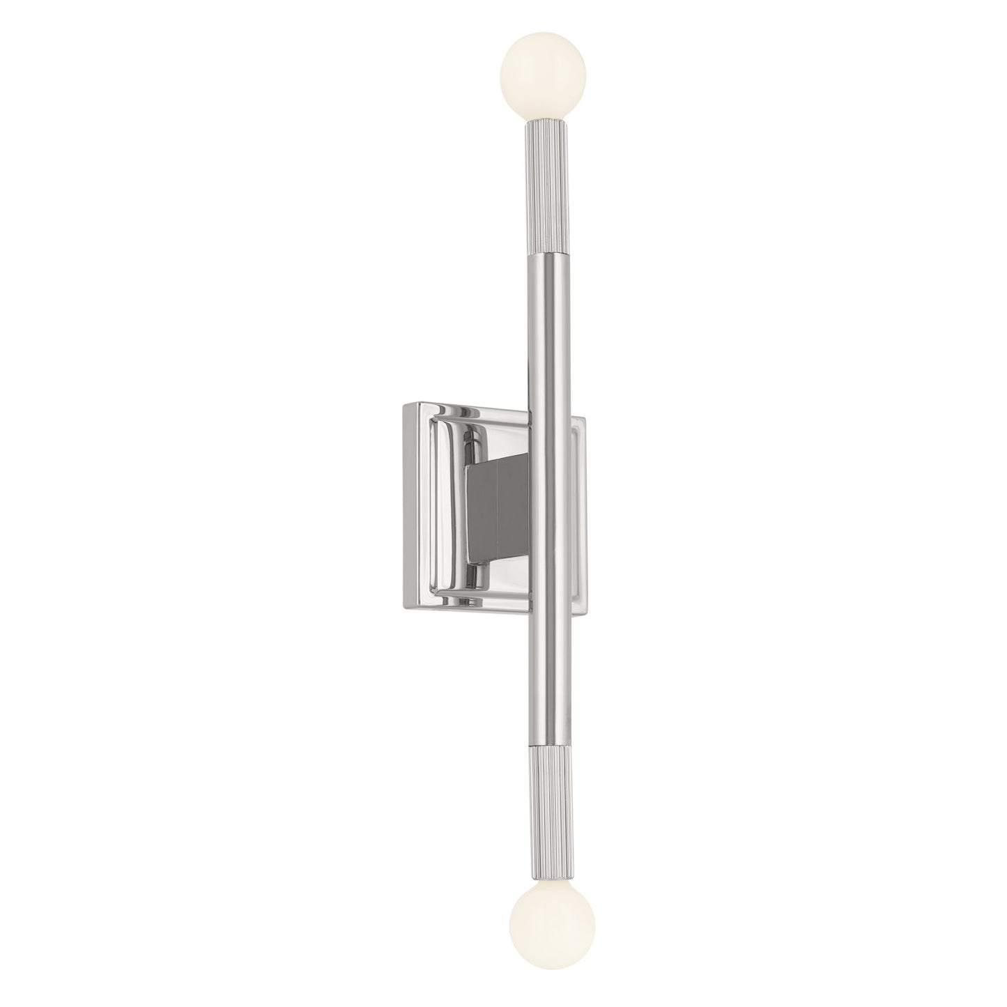 Odensa Two Light Wall Sconce in Polished Nickel