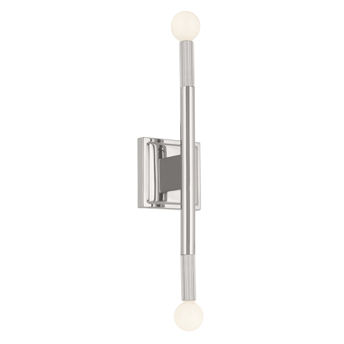 Odensa Two Light Wall Sconce in Polished Nickel
