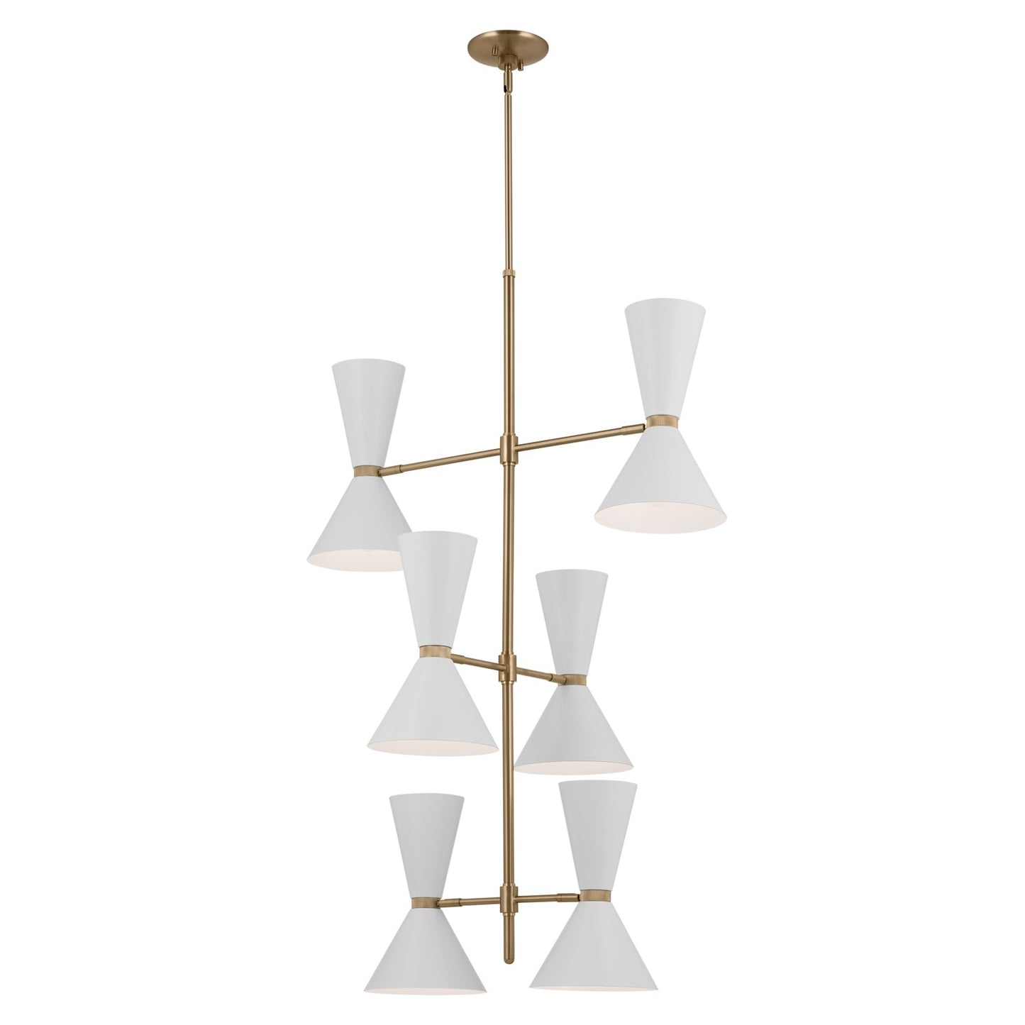 Phix 12 Light Foyer Chandelier in Champagne Bronze
