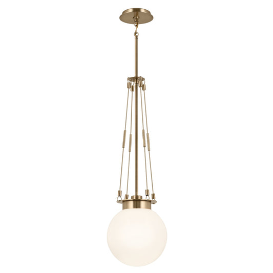 Albers One Light Pendant in Champagne Bronze