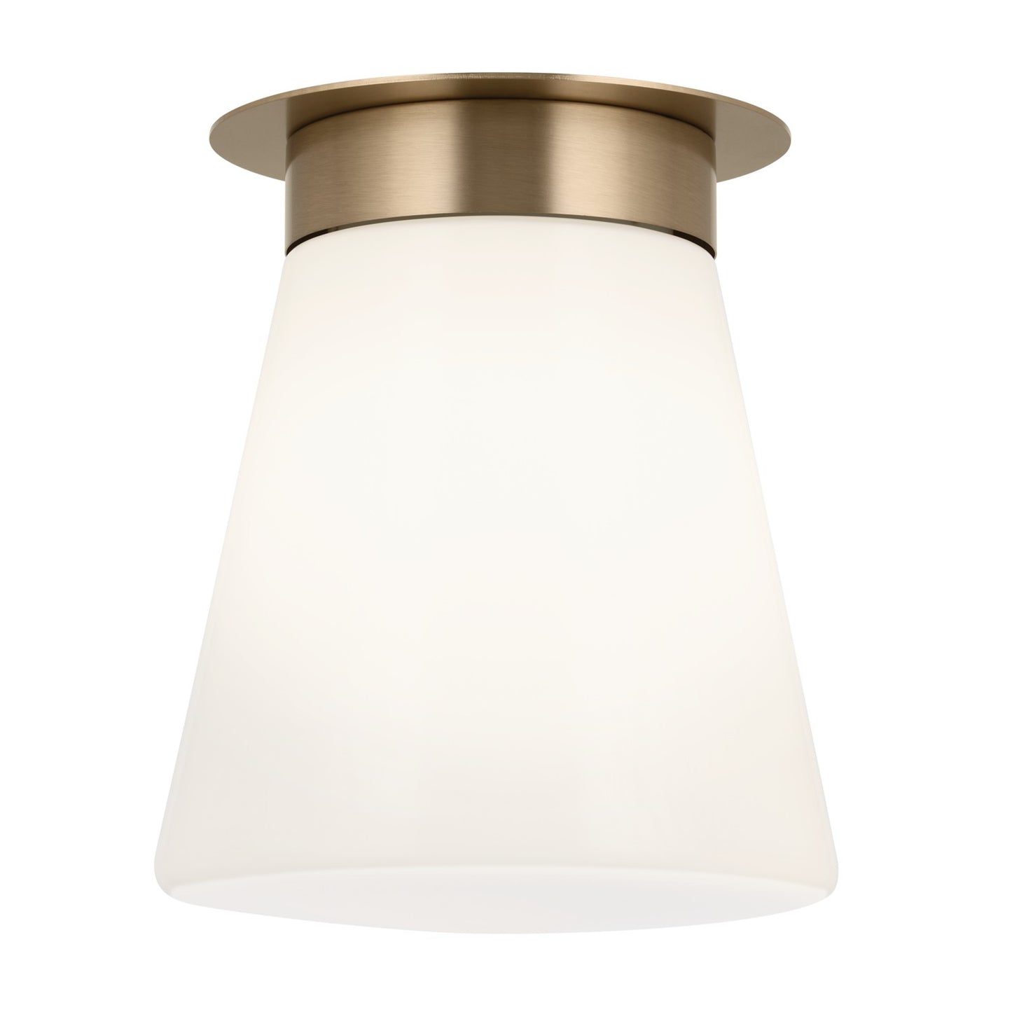 Albers One Light Flush Mount in Champagne Bronze