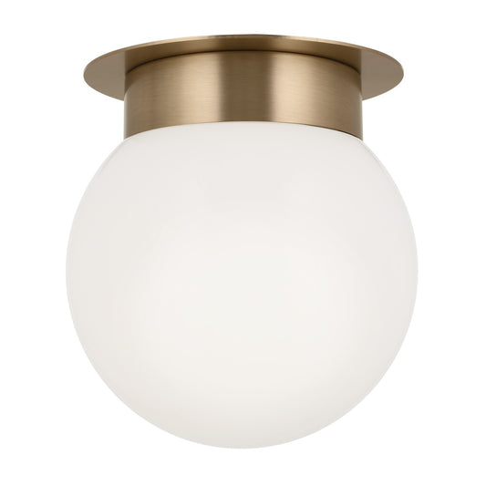 Albers One Light Flush Mount in Champagne Bronze