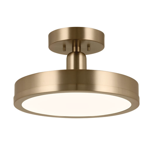 Riu LED Semi Flush Mount in Champagne Bronze