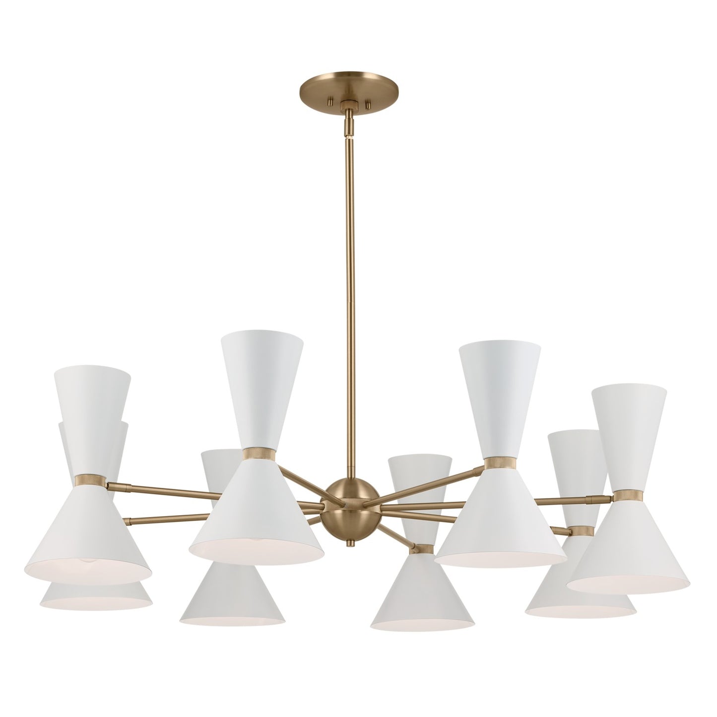 Phix 16 Light Chandelier in Champagne Bronze