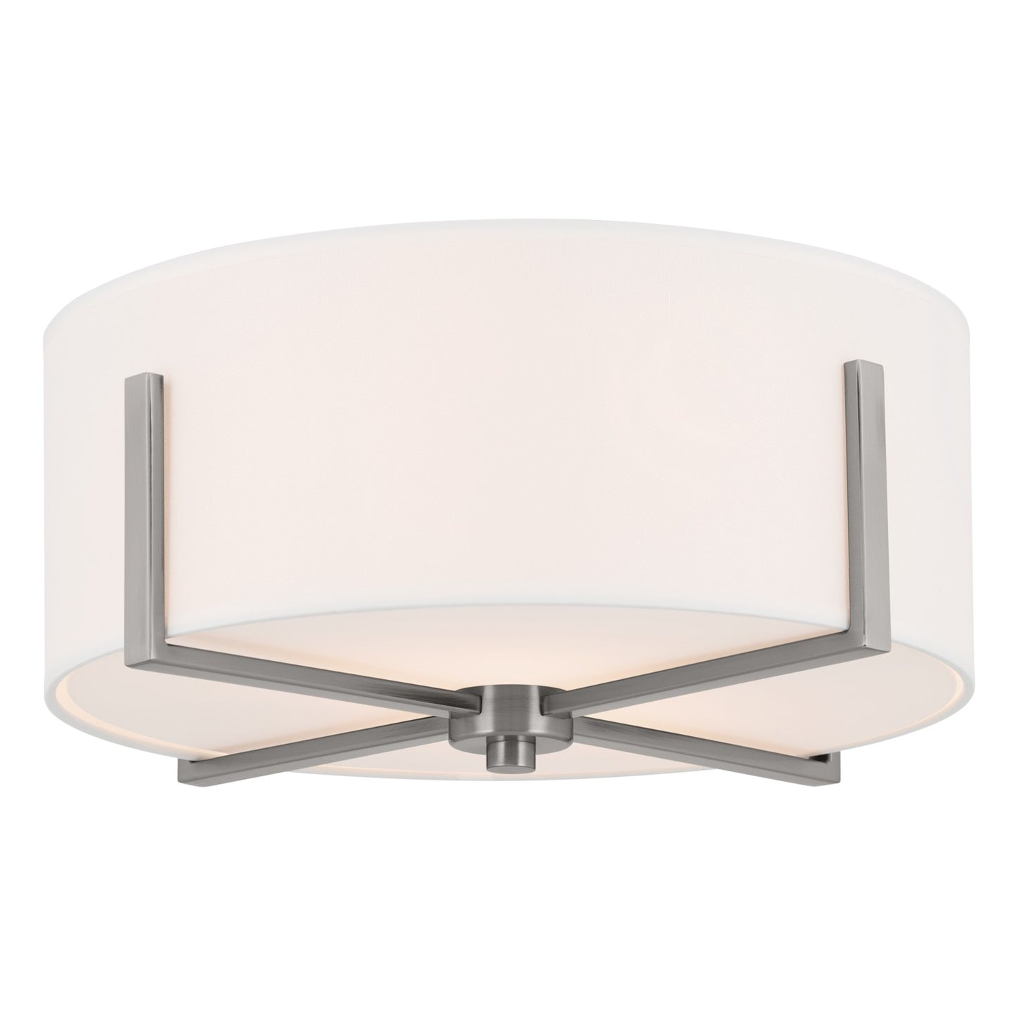 Malen Two Light Flush Mount in Classic Pewter