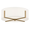 Malen Four Light Flush Mount in Champagne Bronze