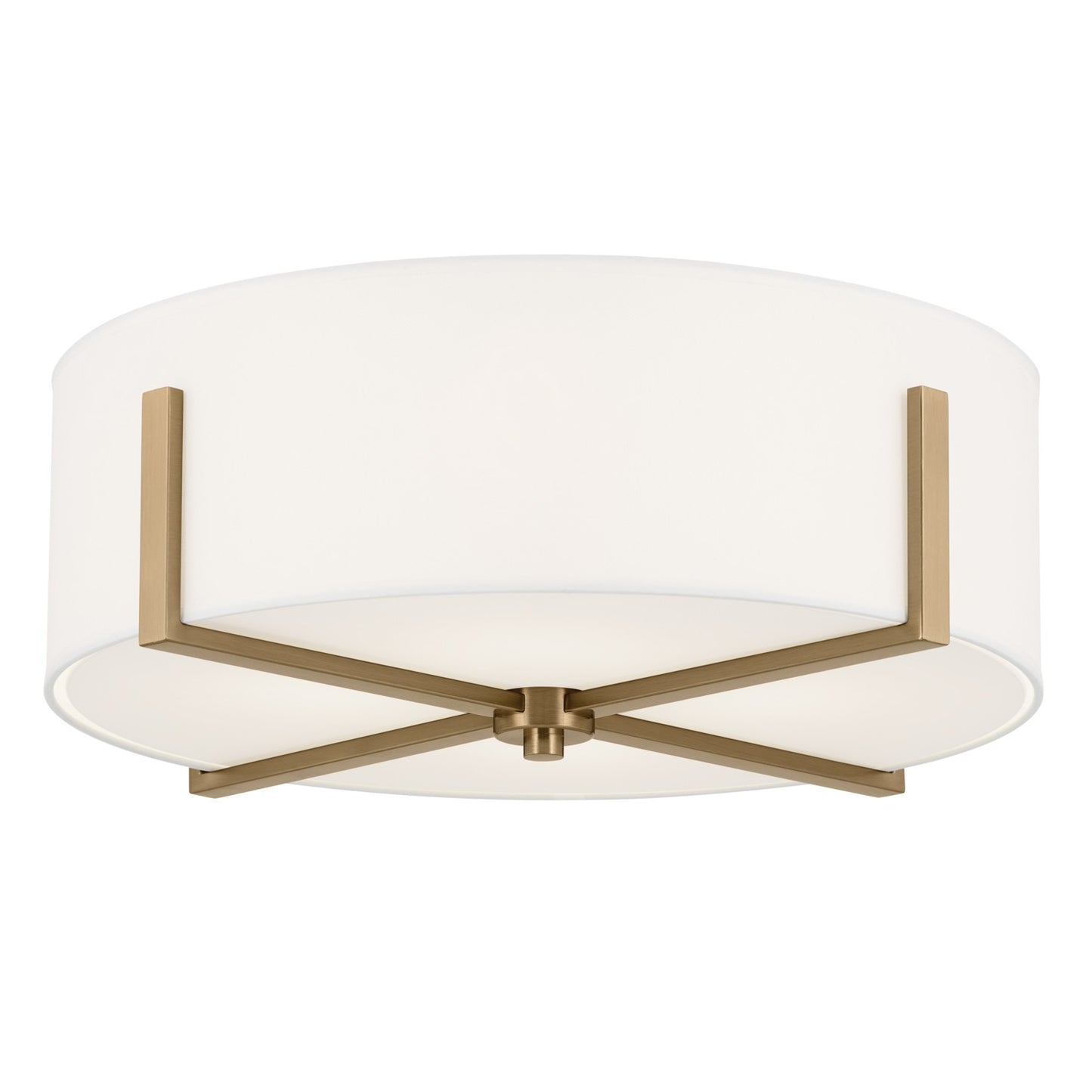 Malen Four Light Flush Mount in Champagne Bronze